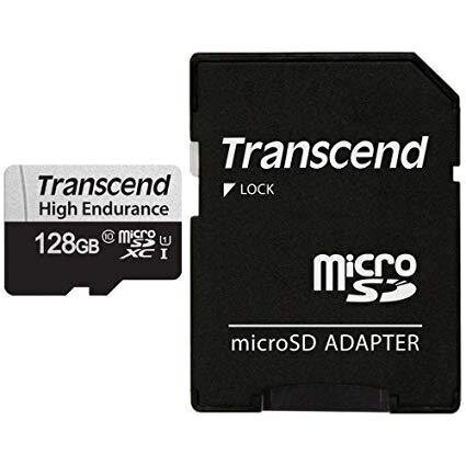 MEMORY MICRO SDXC 128GB W/ADAP/C10 TS128GUSD350V TRANSCEND цена и информация | Atmiņas kartes mobilajiem telefoniem | 220.lv