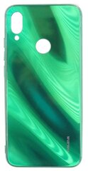 Evelatus Xiaomi Note 7 Water Ripple Full Color Electroplating Tempered Glass Case Green цена и информация | Чехлы для телефонов | 220.lv