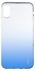 Aizmugurējais vāciņš Evelatus    Apple    iPhone Xs Max Gradient TPU Case    Blue cena un informācija | Telefonu vāciņi, maciņi | 220.lv