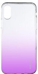 Aizmugurējais vāciņš Evelatus    Apple    iPhone Xs Max Gradient TPU Case    Purple cena un informācija | Telefonu vāciņi, maciņi | 220.lv