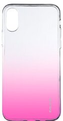 Aizmugurējais vāciņš Evelatus    Apple    iPhone Xs Max Gradient TPU Case    Rose Red cena un informācija | Telefonu vāciņi, maciņi | 220.lv