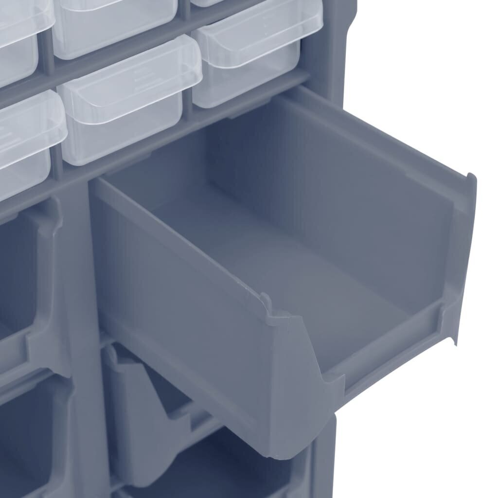 Uzglabāšanas plaukts ar 39 atvilktnēm, 38x16x47cm cena un informācija | Saimniecības plaukti | 220.lv