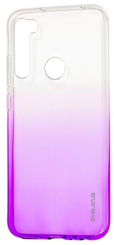 Aizmugurējais vāciņš Evelatus       Xiaomi Redmi Note 8 / Redmi Note 8 2021 Gradient TPU Case    Purple цена и информация | Telefonu vāciņi, maciņi | 220.lv