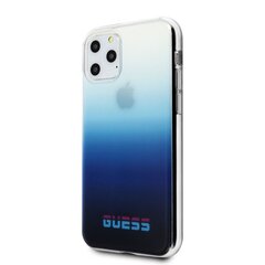 Aizmugurējais vāciņš Guess    Apple    iPhone 11 Pro Californaa PC/TPU Case    Gradient Blue cena un informācija | Telefonu vāciņi, maciņi | 220.lv
