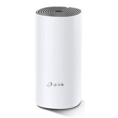 TP-LINK Whole Home Mesh Wi-Fi System Deco E4 (1-pack) 802.11ac, 867+300 Mbit цена и информация | Маршрутизаторы (роутеры) | 220.lv