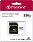 MEMORY MICRO SDXC 256GB W/ADAP/C10 TS256GUSD300S-A TRANSCEND цена и информация | Atmiņas kartes mobilajiem telefoniem | 220.lv