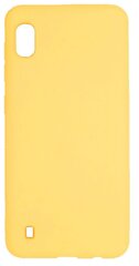Aizmugurējais vāciņš Evelatus    Samsung    Galaxy A10 Soft Touch Silicone Case with Strap    Yellow cena un informācija | Telefonu vāciņi, maciņi | 220.lv