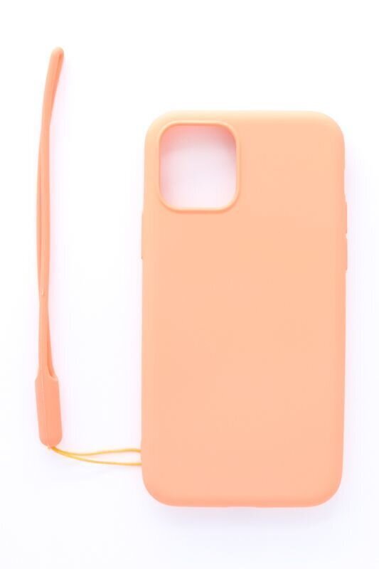 Aizmugurējais vāciņš Evelatus    Apple    iPhone 11 Pro Soft Touch Silicone Case with Strap    Pink cena un informācija | Telefonu vāciņi, maciņi | 220.lv