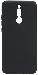 Aizmugurējais vāciņš Evelatus    Xiaomi    Redmi 8 Soft Touch Silicone Case with Strap    Black cena un informācija | Telefonu vāciņi, maciņi | 220.lv