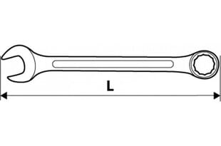 Ключ комбинированный, 14x180 мм цена и информация | Механические инструменты | 220.lv