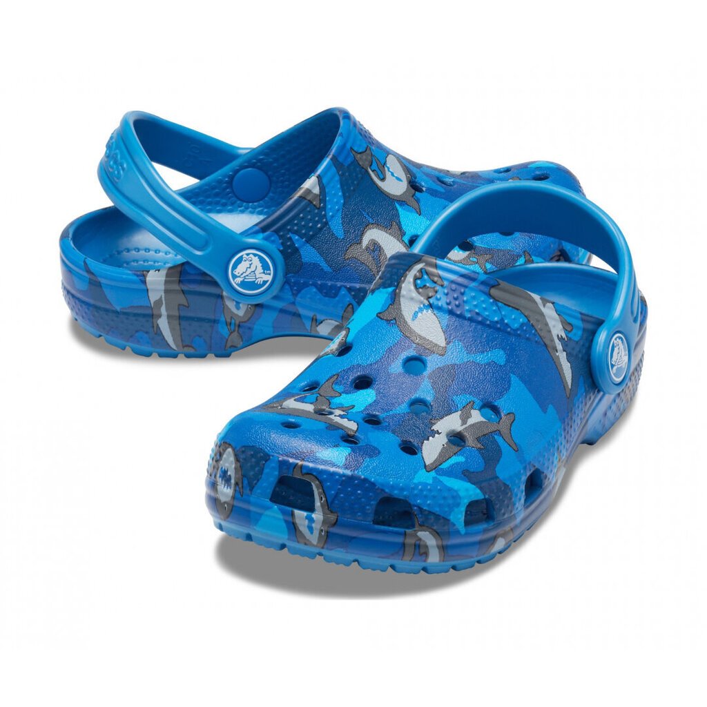 Crocs™ Classic Shark Clog PS cena un informācija | Gumijas klogi bērniem | 220.lv