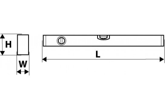 Izlīdzināšanas lata 200cm cena un informācija | Rokas instrumenti | 220.lv