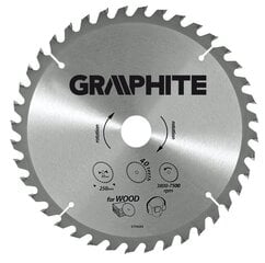 Отрезной диск Graphite, 216x30 мм цена и информация | Механические инструменты | 220.lv