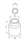 Patrona 6-kante 1/2 36 mm Superlock CRV tērauds, DIN3124 cena un informācija | Rokas instrumenti | 220.lv