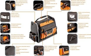 Instrumentu soma ar metāla rokturi cena un informācija | Instrumentu kastes | 220.lv