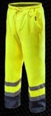 Яркие брюки, защита от дождя, жёлтый M/50 цена и информация | Рабочая одежда | 220.lv