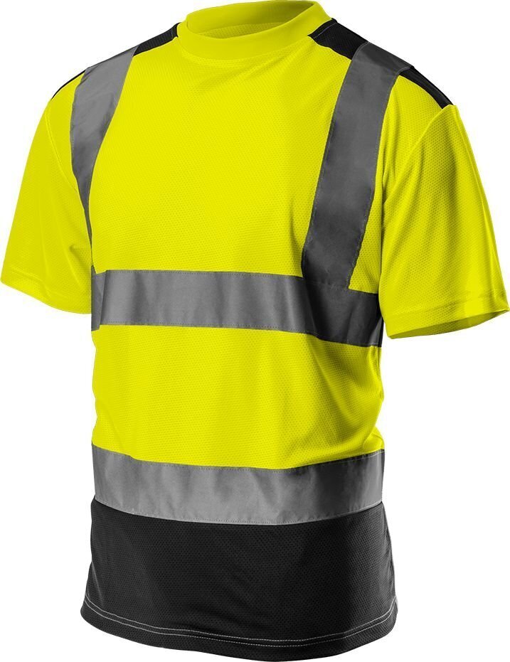 Augstas redzamības T-krekls, dzeltens M/50 cena un informācija | Darba apģērbi | 220.lv