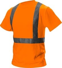 Augstas redzamības T-krekls, oranžs XL/56 цена и информация | Рабочая одежда | 220.lv