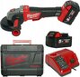 Milwaukee M18 CAG125XPDB-502X akumulatora lenķa slīpmašīna + 2x5Ah akumulatori цена и информация | Slīpmašīnas | 220.lv