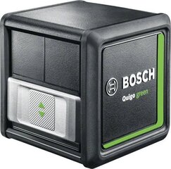 Нивелир лазерный BOSCH QUIGO Green с держателем 12 м + MM2   цена и информация | Механические инструменты | 220.lv