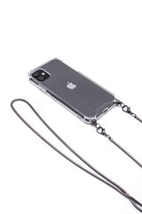 Maciņš aizmugurējais Evelatus    Apple    iPhone 11 Pro Silicone TPU Transparent with Necklace Strap Pro    Space G cena un informācija | Telefonu vāciņi, maciņi | 220.lv