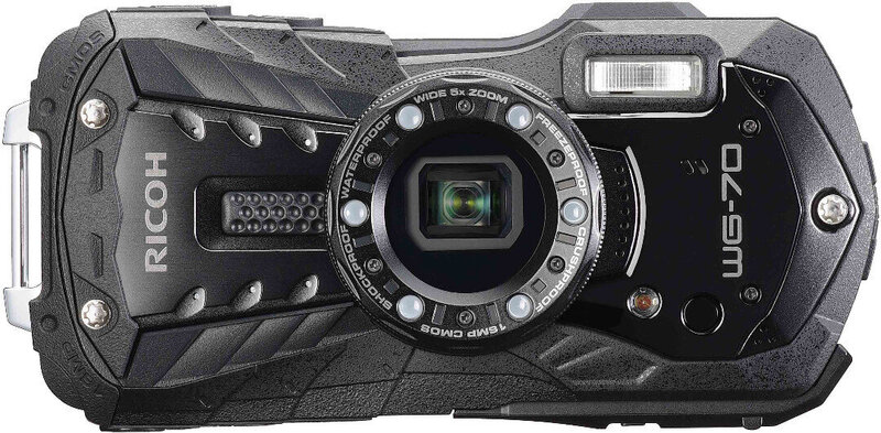 Ricoh WG-70, melns cena un informācija | Digitālās fotokameras | 220.lv