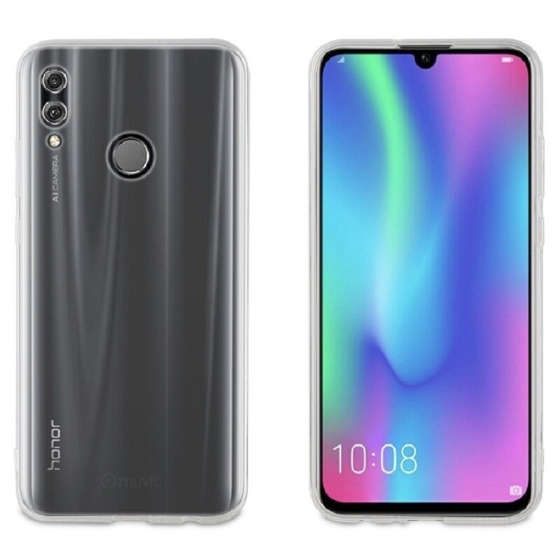 Huawei HONOR 10 Lite Crystal Soft Cover Muvit , caurspīdīgs cena un informācija | Telefonu vāciņi, maciņi | 220.lv