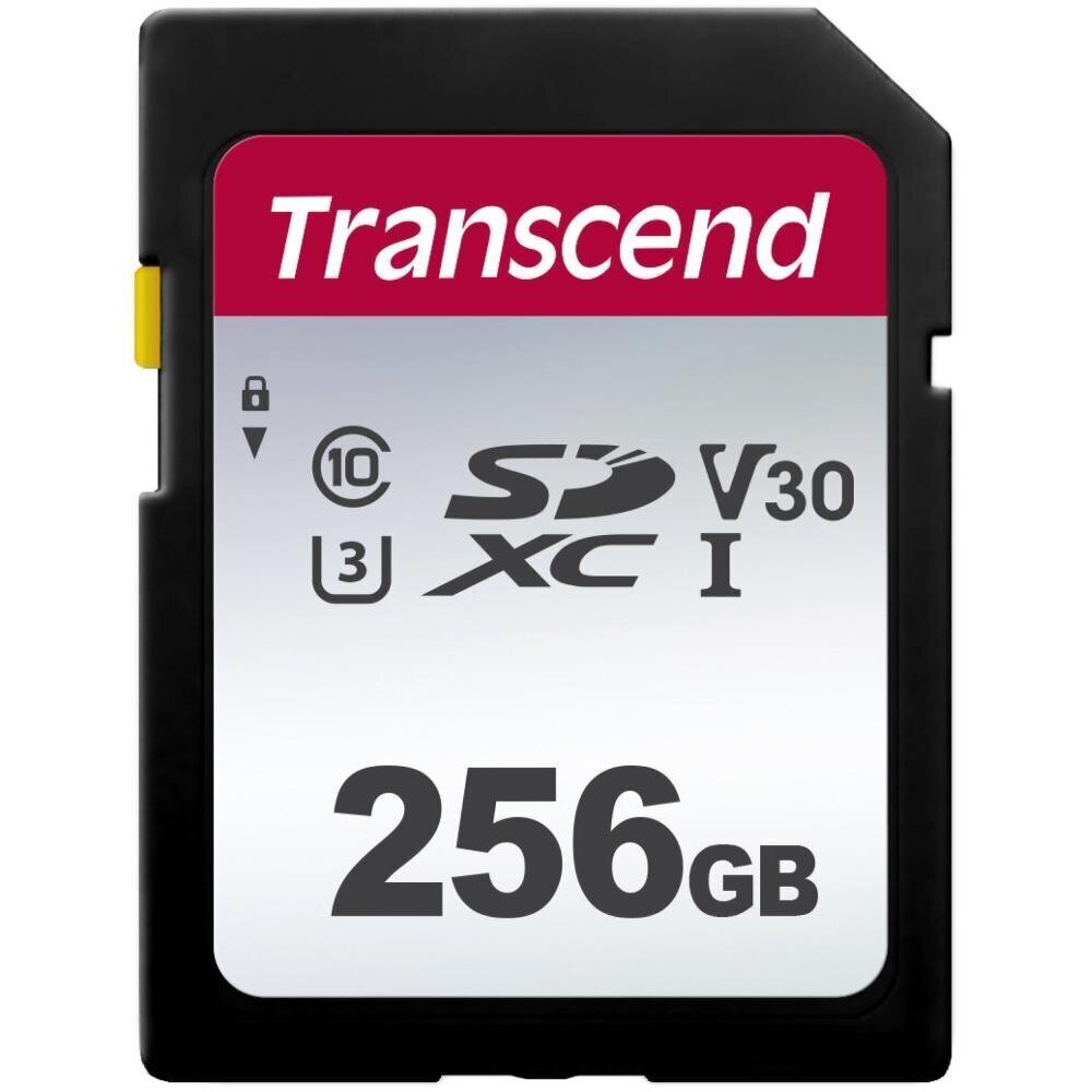 MEMORY SDXC 256GB UHS-I/C10 TS256GSDC300S TRANSCEND cena un informācija | Atmiņas kartes mobilajiem telefoniem | 220.lv