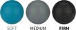 Avento Masažinis kamuoliukas 42RA D5.0cm 3vnt Blue/ Grey/ Black cena un informācija | Masāžas piederumi | 220.lv