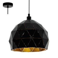 Piekaramā lampa Eglo Roccaforte, melna цена и информация | Люстры | 220.lv