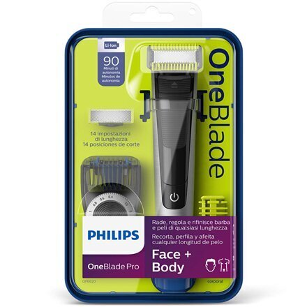 Philips OneBlade Pro Shaver QP6620 cena un informācija | Matu griežamās mašīnas | 220.lv