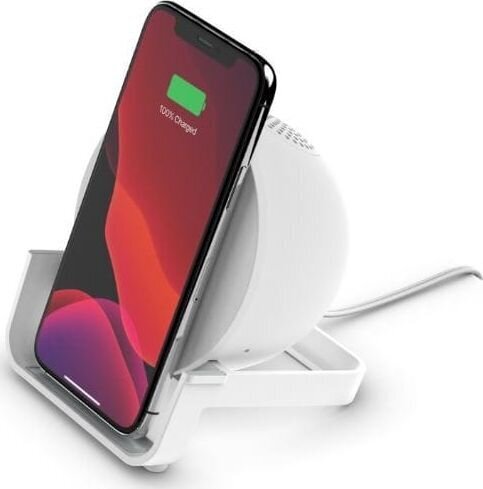 Belkin Wireless Charging Stand + Speaker cena un informācija | Lādētāji un adapteri | 220.lv