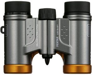 Pentax binoculars UD 9x21, grey/orange cena un informācija | Binokļi | 220.lv