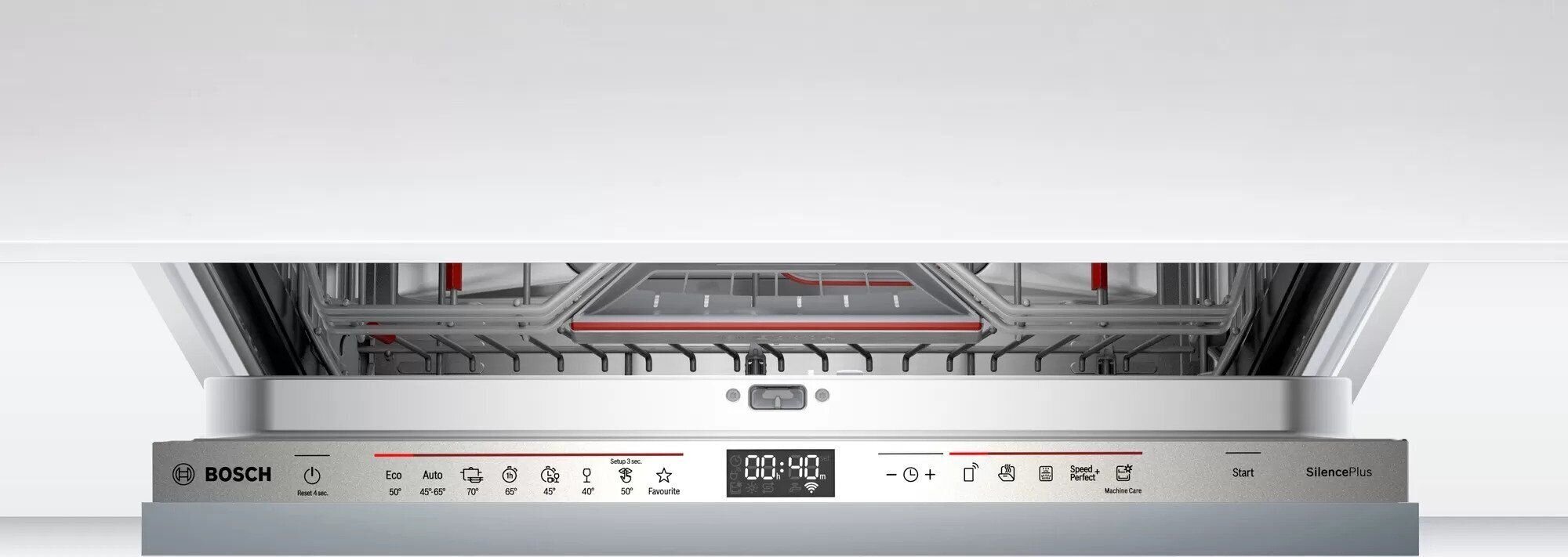 Bosch SMV6ECX51E, iebūvējamā trauku mazgājamā mašīna, 13 kmpl, 60 cm cena un informācija | Trauku mazgājamās mašīnas | 220.lv