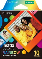 Fujifilm Instax Square 1x10 Rainbow cena un informācija | Citi piederumi fotokamerām | 220.lv