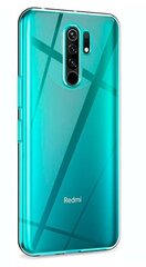 Aizmugurējais vāciņš Evelatus       Xiaomi Redmi 9 TPU 1.5MM    Transparent cena un informācija | Telefonu vāciņi, maciņi | 220.lv