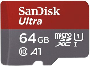 MEMORY MICRO SDXC 64GB UHS-I/SDSQUA4-064G-GN6IA SANDISK цена и информация | Карты памяти для мобильных телефонов | 220.lv