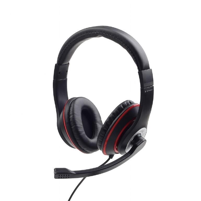 Gembird Stereo headset MHS-03-BKRD Built-in microphone, Headband cena un informācija | Austiņas | 220.lv