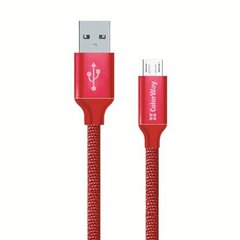 USB-кабель для зарядки, ColorWay, Красный, 1 м цена и информация | Зарядные устройства для телефонов | 220.lv