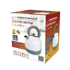 Электрический чайник Esperanza EKK034W цена и информация | Электрочайники | 220.lv