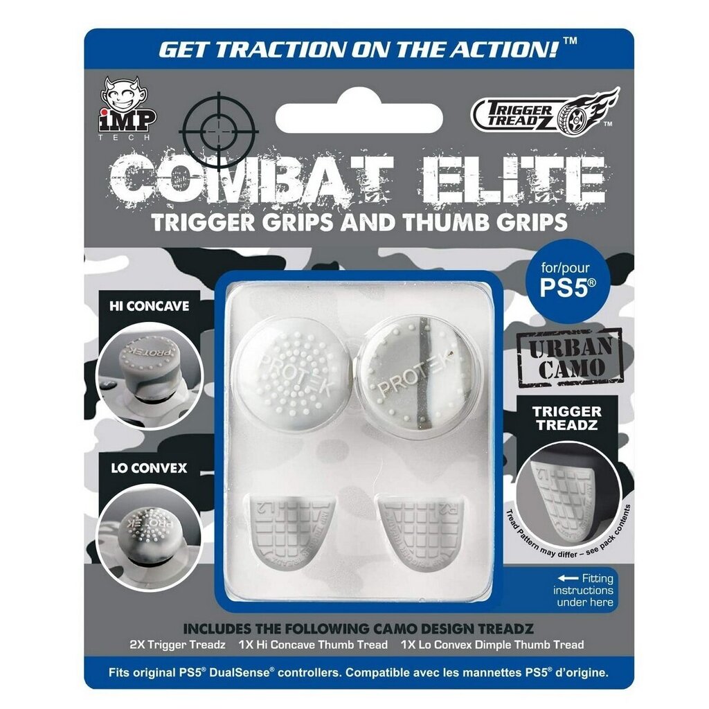 PlayStation 5 MP Tech Combat Elite - Trigger and Thumb Grips (PS5) cena un informācija | Spēļu kontrolieri | 220.lv