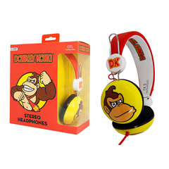 Austiņas bērniem OTL Kids Folding Headphones:Super Mario - Donkey Kong cena un informācija | Austiņas | 220.lv