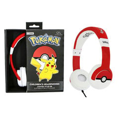 OTL Kids Folding Headphones: Pokemon - Pokeball цена и информация | Наушники | 220.lv