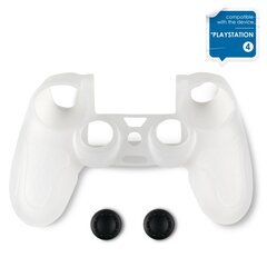 Spartan Gear Controller Silicone Skin Cover and Thumb Grips - Transparent (PS4) cena un informācija | Spēļu kontrolieri | 220.lv