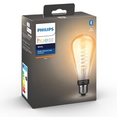 Philips HueW 7W Fil ST72 EUR E27 cena un informācija | Spuldzes | 220.lv