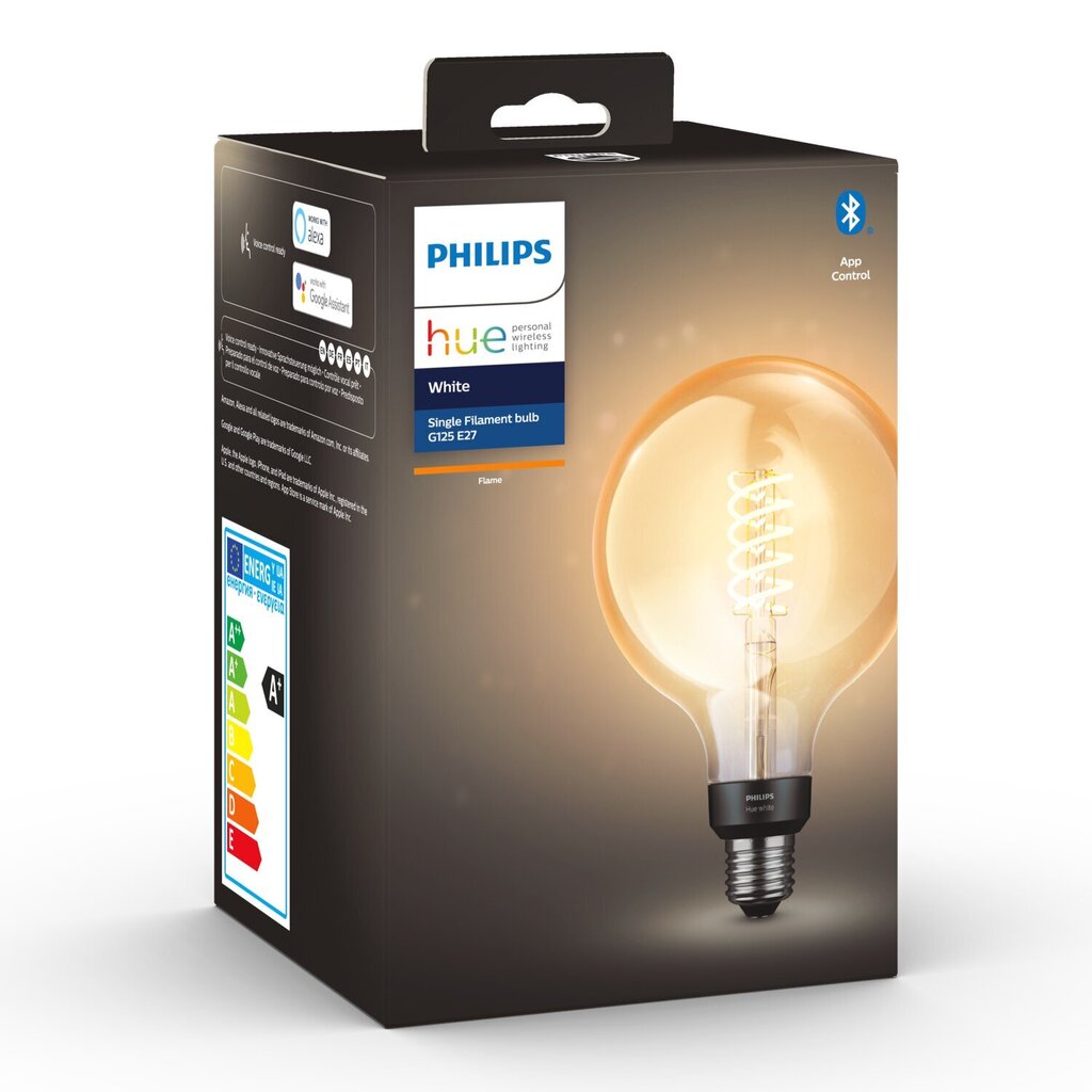 Philips HueW 7W Fil G125 EUR E27 цена и информация | Spuldzes | 220.lv