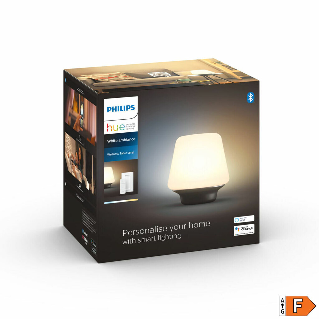 Philips Hue - Wellness Hue Table Lamp - White Ambiance Bluetooth cena un informācija | Galda lampas | 220.lv