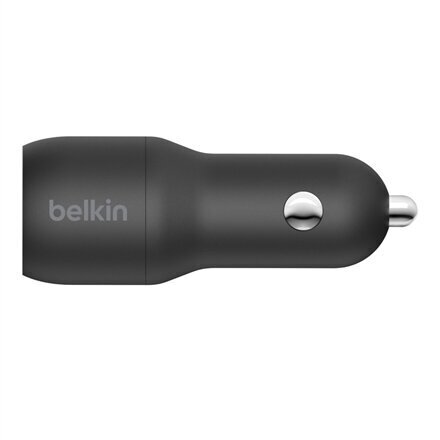 Belkin Dual USB-A Car Charger 24W + USB- цена и информация | Lādētāji un adapteri | 220.lv