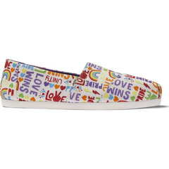 <p>TOMS Unity Love Wins Print Women's Alpargata</p>
 цена и информация | Женские туфли | 220.lv