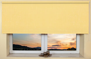 Sienas / griestu rullo žalūzijas 180x170 cm, 2072 Dzeltenas cena un informācija | Rullo žalūzijas | 220.lv